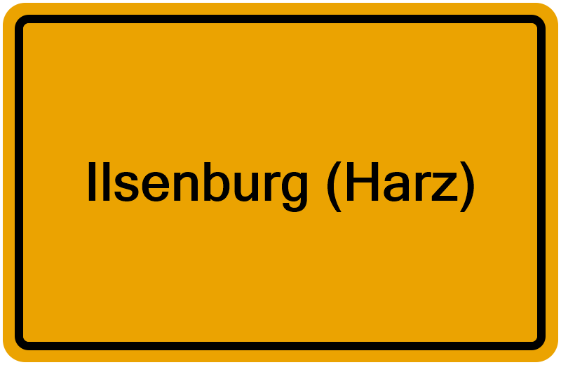 Handelsregisterauszug Ilsenburg (Harz)
